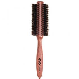 EVO Круглая щетка для волос Брюс с натуральной щетиной, диаметр 22 мм . фото
